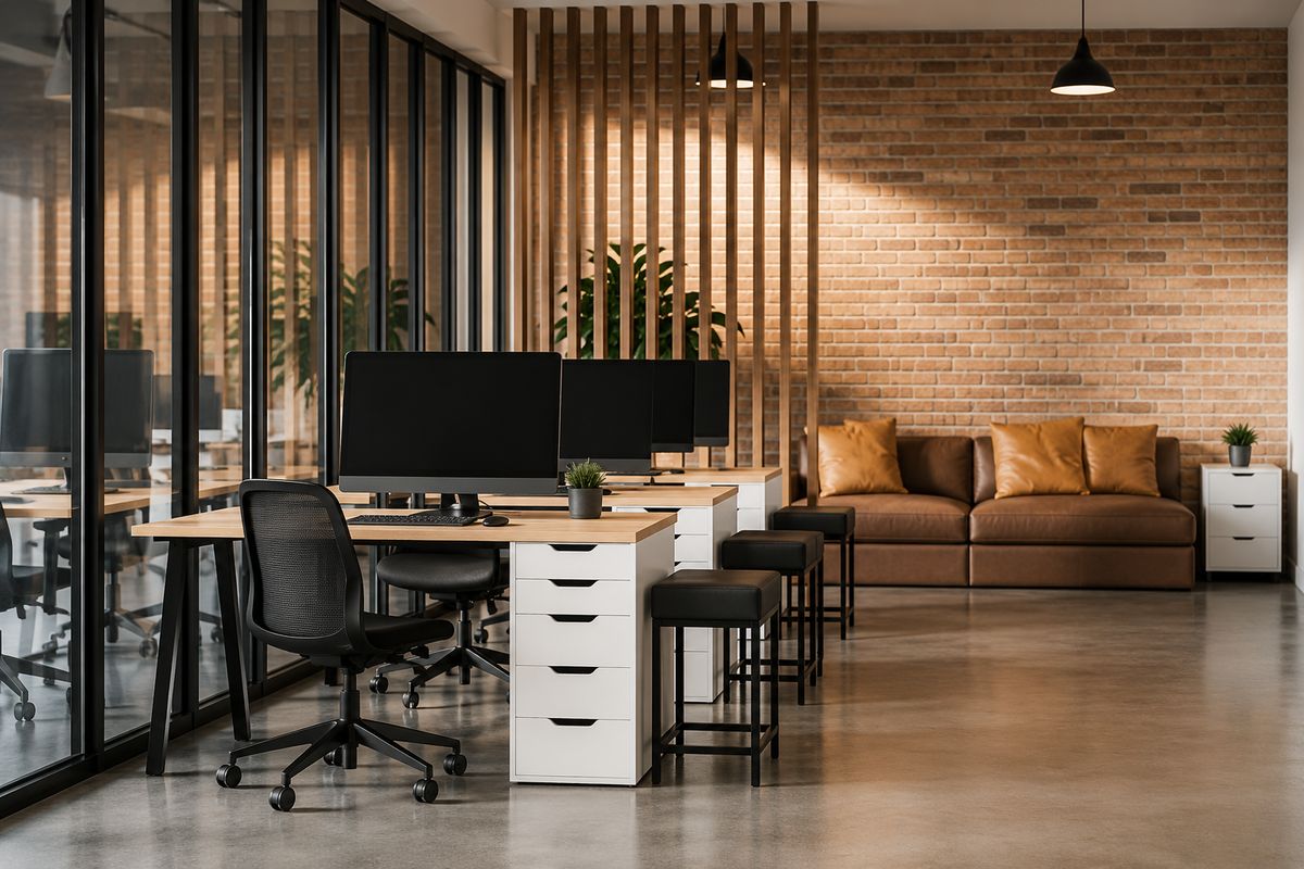 Commercial office cleaned by Vanta Clean